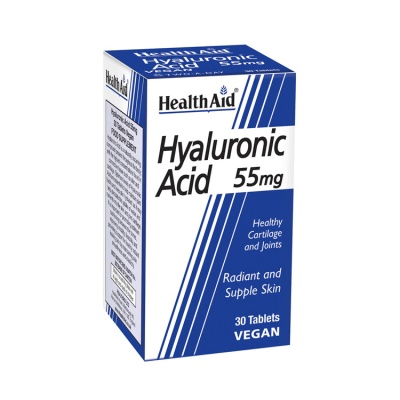 Health Aid Hyaluronic Acid 55mg 30 VTabs